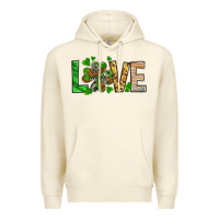 Sandshell love luck with clover Premium Hoodie - NancyCooperArtShop