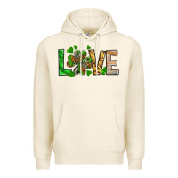 Tofu love luck with clover Premium Hoodie - NancyCooperArtShop