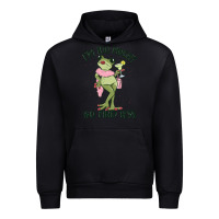 Black i'm too much go find less boujee frog Urban Hoodie - MaliasSmallBusiness
