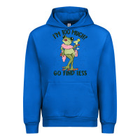 Cobalt i'm too much go find less boujee frog Urban Hoodie - MaliasSmallBusiness