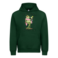 Foreset Green i'm too much go find less boujee frog Urban Hoodie - MaliasSmallBusiness