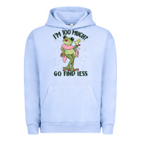 Pigment Grape Ice i'm too much go find less boujee frog Urban Hoodie - MaliasSmallBusiness