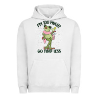 Pigment Lunar Rock i'm too much go find less boujee frog Urban Hoodie - MaliasSmallBusiness