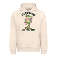Sandshell i'm too much go find less boujee frog Urban Hoodie - MaliasSmallBusiness