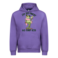 Tulip i'm too much go find less boujee frog Urban Hoodie - MaliasSmallBusiness