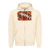 Sandshell American football background Zipper Hoodie - texasbilliewilder