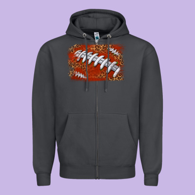Zipper Hoodie American football background