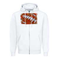 White American football background Zipper Hoodie - texasbilliewilder