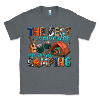 Charcoal Heather the best memories are made camping Classic Tee - texasbilliewilder