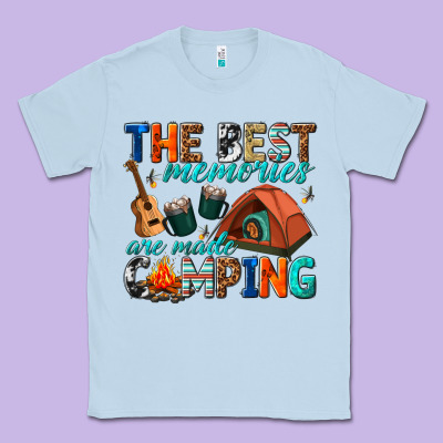 Classic Tee the best memories are made camping