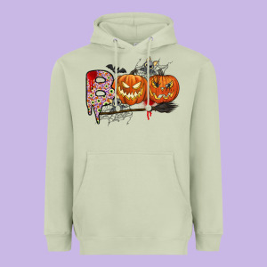 Boo Heavyweight Hoodie Designed By Cowhidedigitalart