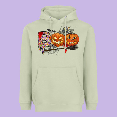 Boo Heavyweight Hoodie Designed By Cowhidedigitalart