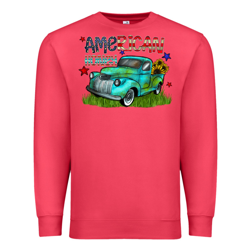 American Honey Premium Sweatshirt by CowhideDigitalArt | Teevron
