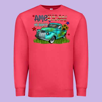 American Honey Premium Sweatshirt Designed By Cowhidedigitalart