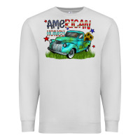 Dove Grey american honey Premium Sweatshirt - CowhideDigitalArt