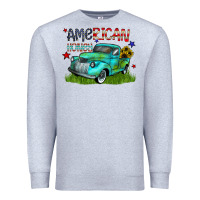 Heather Grey american honey Premium Sweatshirt - CowhideDigitalArt