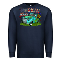 Navy american honey Premium Sweatshirt - CowhideDigitalArt
