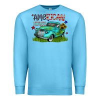 Ocean Blue american honey Premium Sweatshirt - CowhideDigitalArt