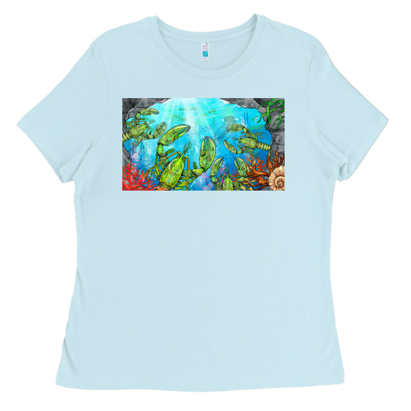 Lobster Sippy Cup Ladies Tee by BarkalooDesign | Teevron