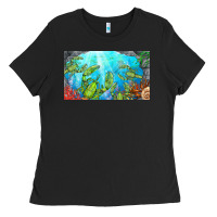 Black lobster sippy cup Ladies Tee - BarkalooDesign