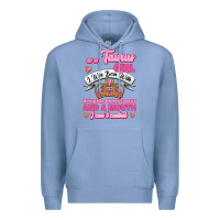 Colony Blue as a taurus girl zodiac girls Premium Hoodie - Jasminsmagicworld