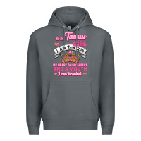Rock as a taurus girl zodiac girls Premium Hoodie - Jasminsmagicworld