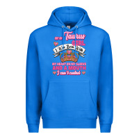 True Royal as a taurus girl zodiac girls Premium Hoodie - Jasminsmagicworld