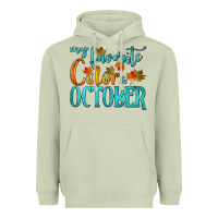 Matcha my favorite color is october Heavyweight Hoodie - HRA Design Shop