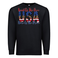 Black land of the free usa Premium Sweatshirt - RacoonDesign