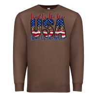 Chestnut land of the free usa Premium Sweatshirt - RacoonDesign