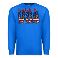 True Royal land of the free usa Premium Sweatshirt - RacoonDesign