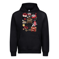 Black can't talk right now i'm busy doing dog mom Urban Hoodie - MaliasSmallBusiness