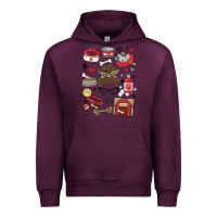 Mauve Wine can't talk right now i'm busy doing dog mom Urban Hoodie - MaliasSmallBusiness