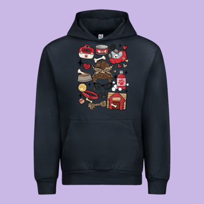 Can't Talk Right Now I'm Busy Doing Dog Mom Urban Hoodie Designed By Maliassmallbusiness