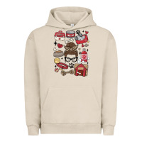 Pigment French Oak can't talk right now i'm busy doing dog mom Urban Hoodie - MaliasSmallBusiness