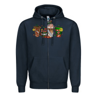 Navy american football coffee cups Zipper Hoodie - texasbilliewilder