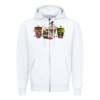 White american football coffee cups Zipper Hoodie - texasbilliewilder