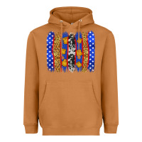 Meerkat American police brushstrokes Heavyweight Hoodie - Neo Western