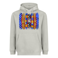 Moon Dust American police brushstrokes Heavyweight Hoodie - Neo Western