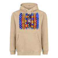 Mushroom American police brushstrokes Heavyweight Hoodie - Neo Western