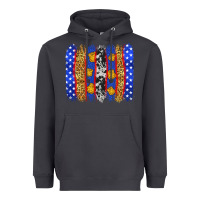 Smoke American police brushstrokes Heavyweight Hoodie - Neo Western