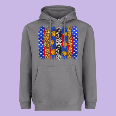American Police Brushstrokes Heavyweight Hoodie Designed By Neo Western