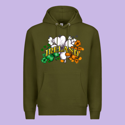 Ireland Flag Premium Hoodie Designed By Nancycooperartshop
