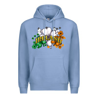 Colony Blue ireland flag Premium Hoodie - NancyCooperArtShop