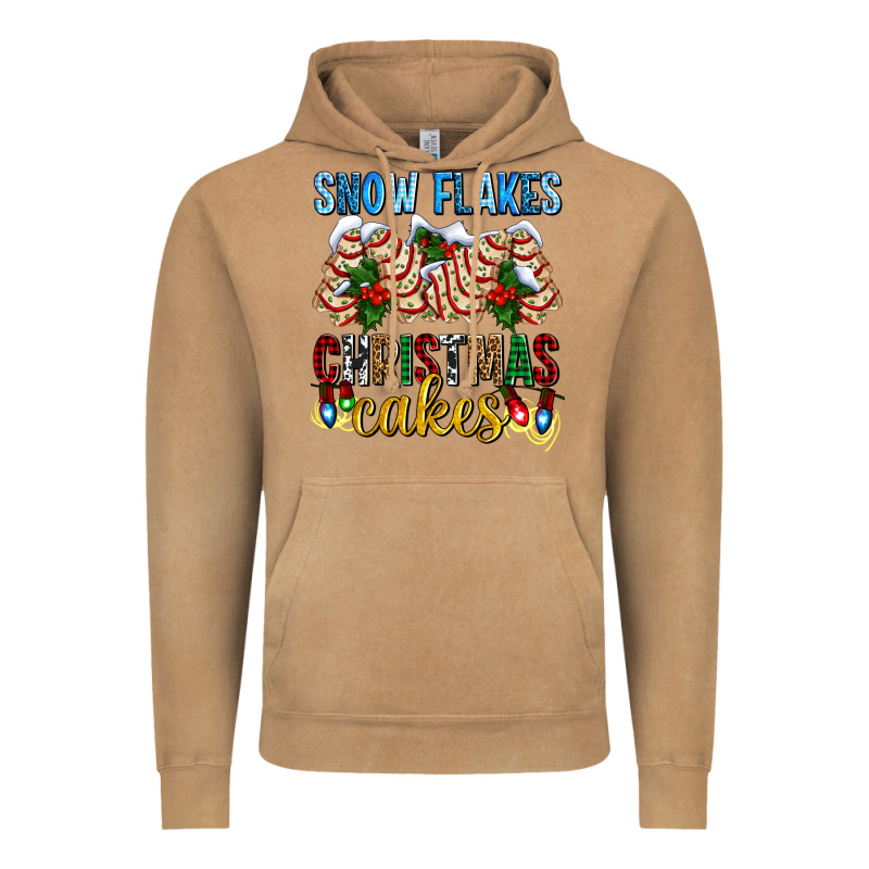 Snow Flakes Christmas Cakes Ado Vintage Hoodie by AdoDesignShop | Teevron