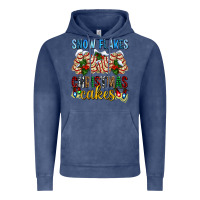 Vintage Denim snow flakes christmas cakes ado Vintage Hoodie - AdoDesignShop