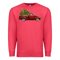 Cardinal christmas trees truck Premium Sweatshirt - FaDigitalArtStudio
