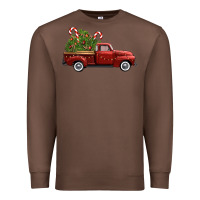 Chestnut christmas trees truck Premium Sweatshirt - FaDigitalArtStudio