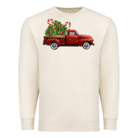 Sandshell christmas trees truck Premium Sweatshirt - FaDigitalArtStudio