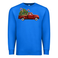 True Royal christmas trees truck Premium Sweatshirt - FaDigitalArtStudio